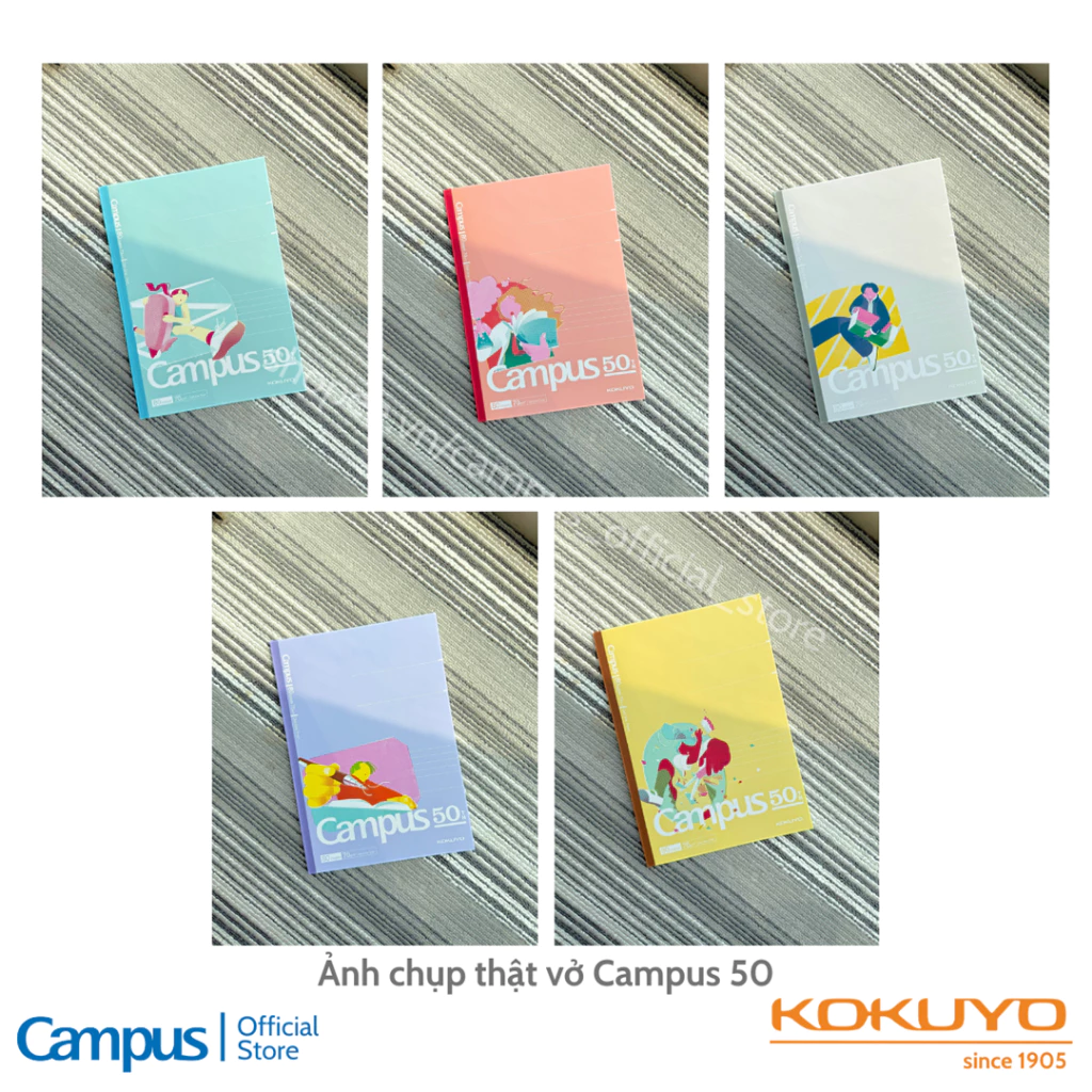 Vở campus B5DL 80 trang - C50-Y