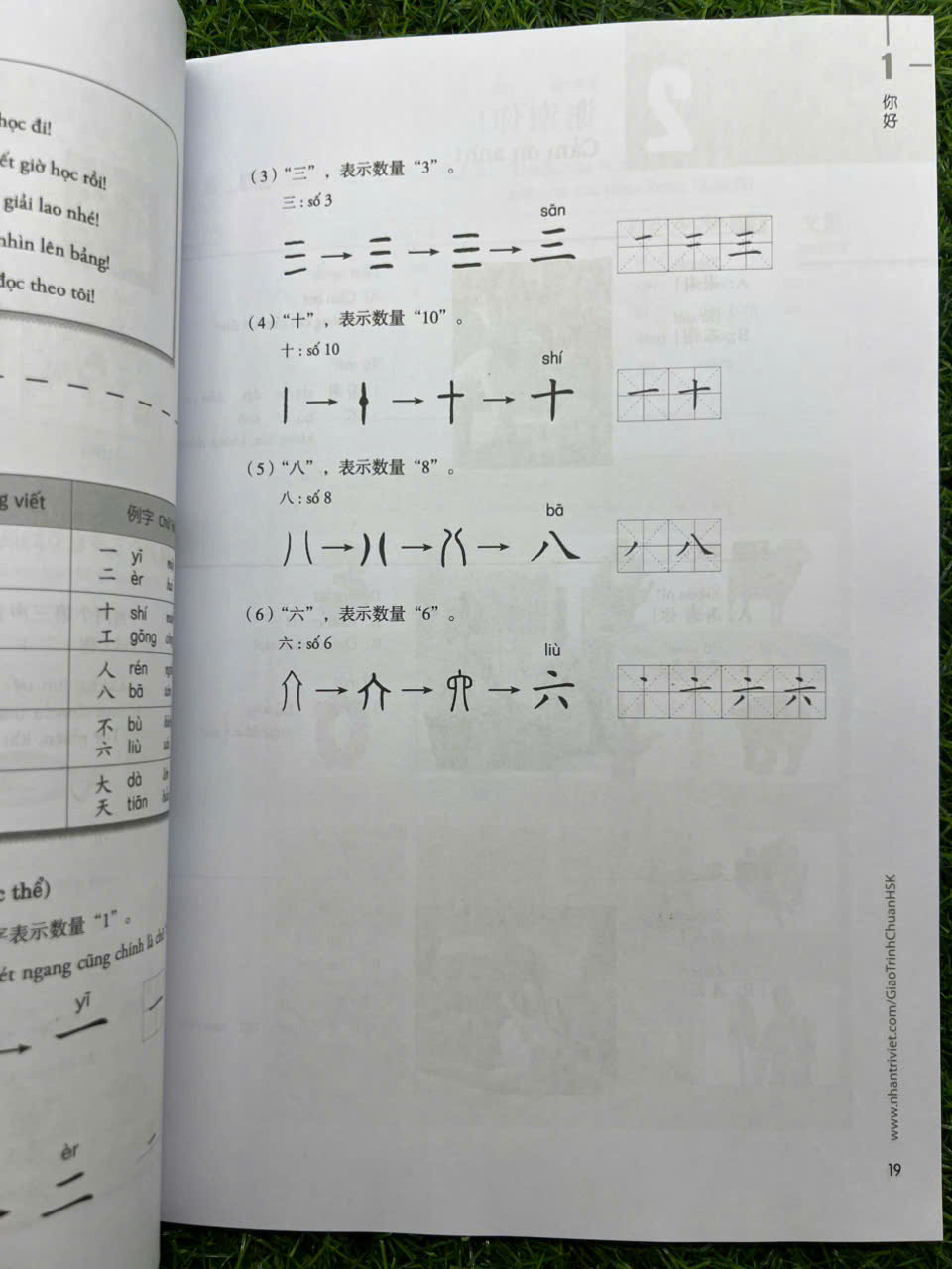 Sách Giáo trình chuẩn HSK 1 ( Trọn bộ ) - Bản đen trắng