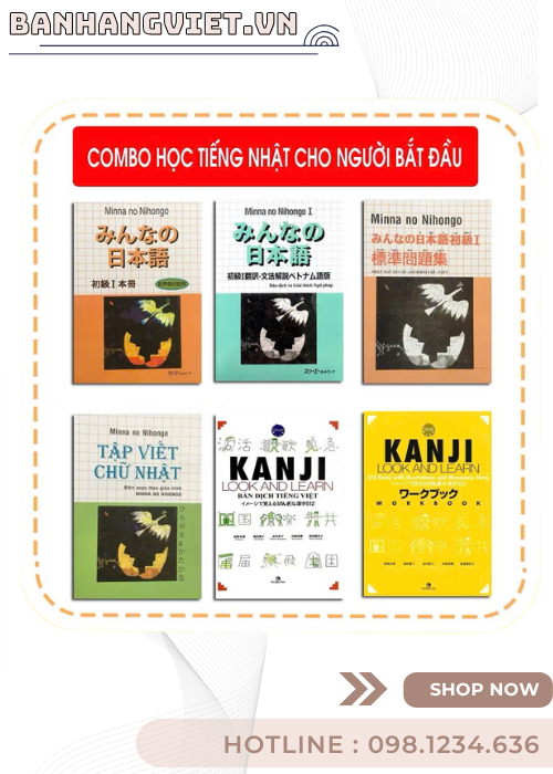 Combo Minna No Nihongo 1 - Học Tiếng Nhật Cho Người Bắt Đầu Trình Độ N5