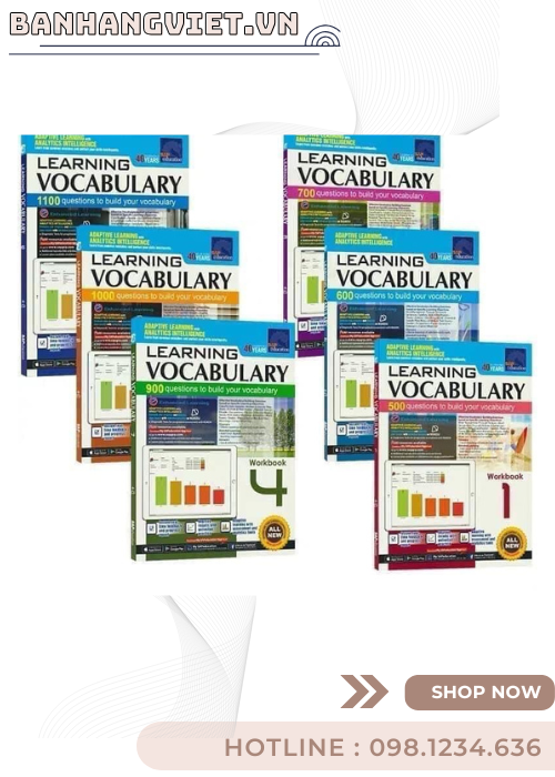 Learning English Vocabulary ( Trọn Bộ 6 Cuốn) - Sách Nhập Khẩu