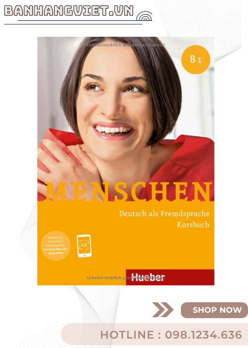 Sách Menschen B1 - Kursbuch ( Kèm APP) - Sách in offset bản mầu.