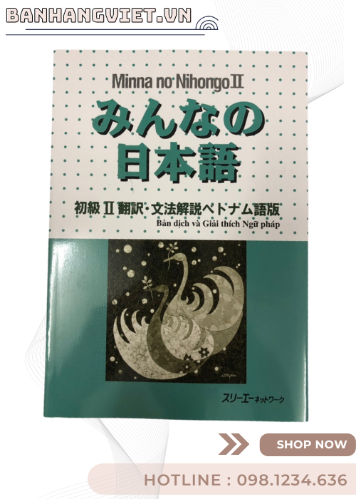Minna no nihongo 2 - Combo 3 cuốn ( Giáo trình, Bản Dịch, Bài Tập)