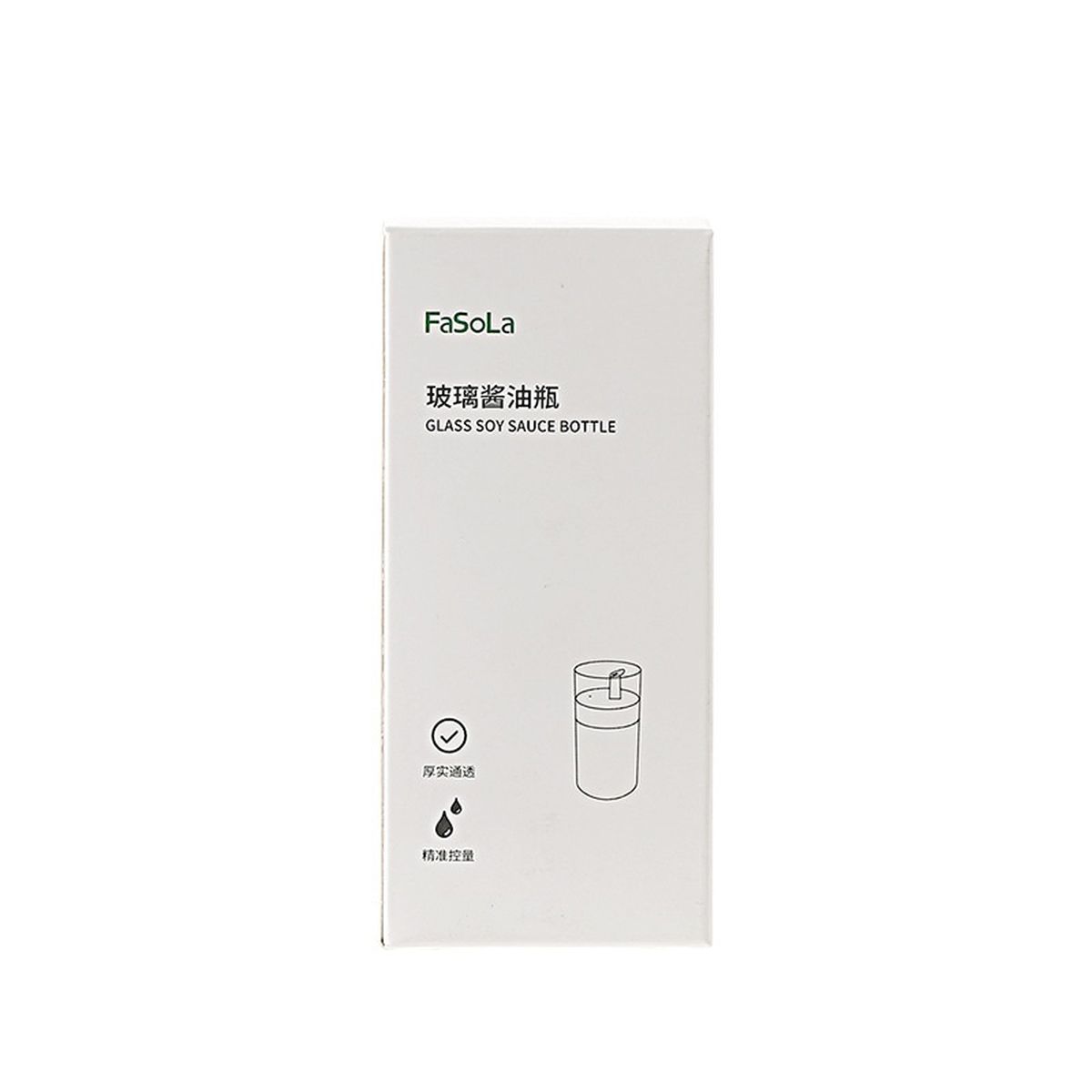 Bình rót dầu dấm để bàn bằng thủy tinh Fasola YL035