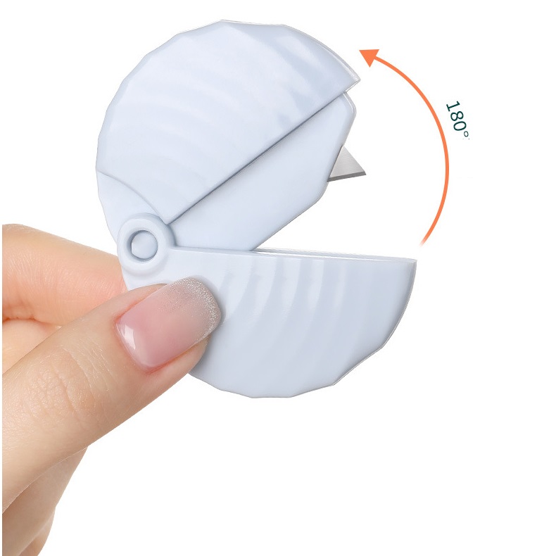 Dao rọc giấy mini kiêm móc chìa khóa nhiều hình dạng màu sắc Fasola DZ533