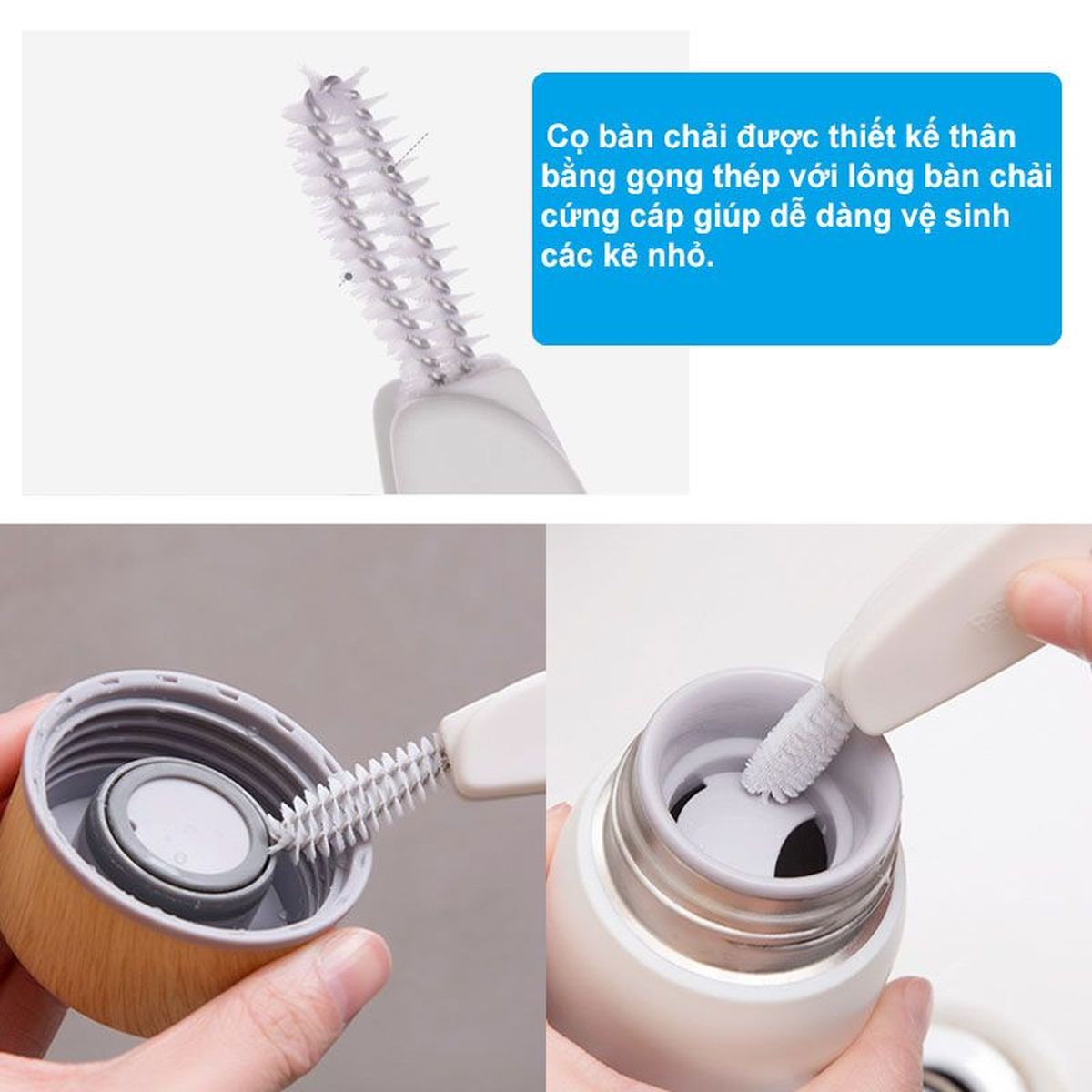 Bàn chải cọ vệ sinh rãnh nhỏ Fasola QJ012