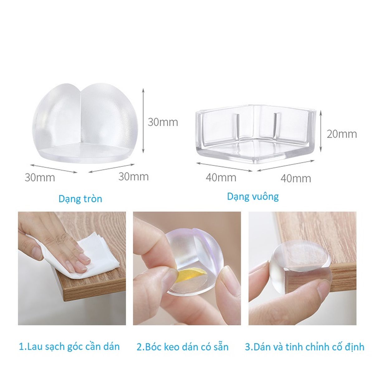 Bịt góc bàn tròn Fasola PS219