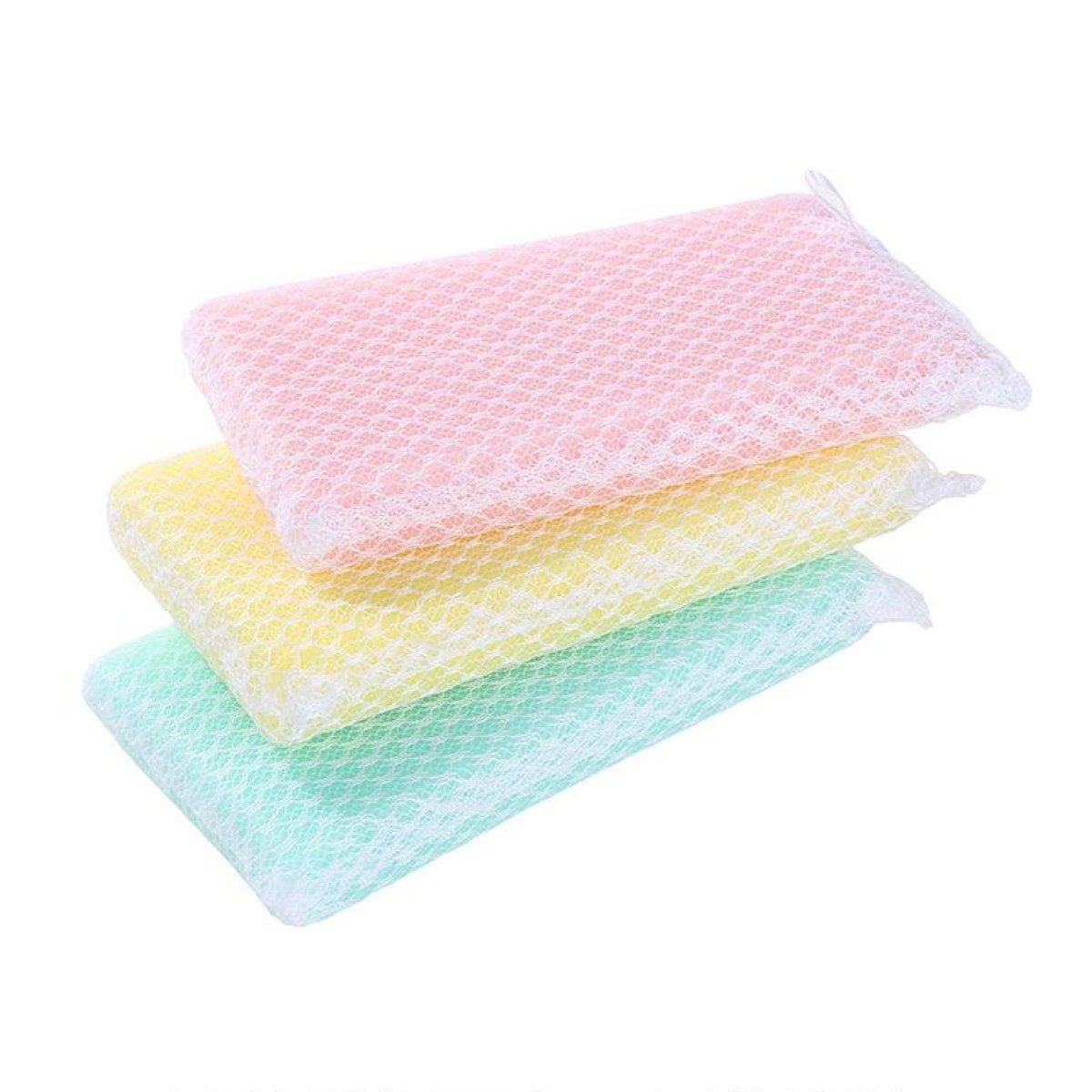 Set 5 miếng rửa chén bọc lưới Fasola JJ106