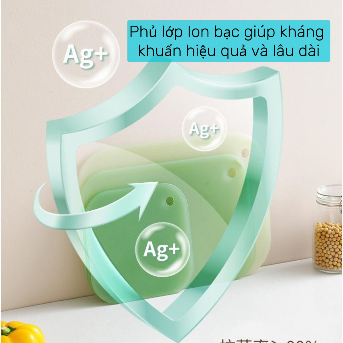 Thớt nhựa kháng khuẩn Fasola SH382