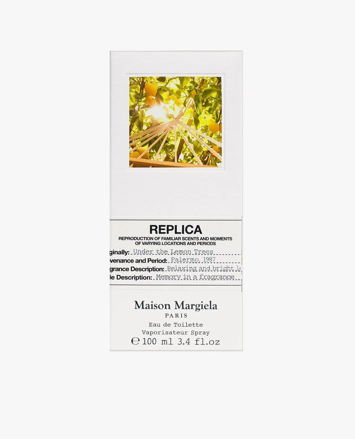 UNDER THE LEMON TREES - Eau De Toilette | Replica Maison Margiela