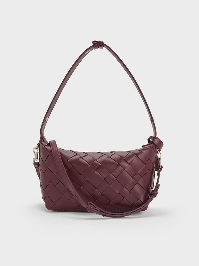 Ivette Woven Shoulder Bag