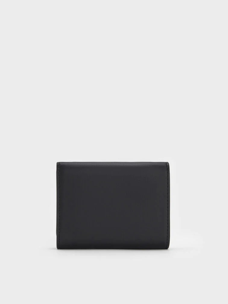 Edna Turn-Lock Knotted-Strap Wallet