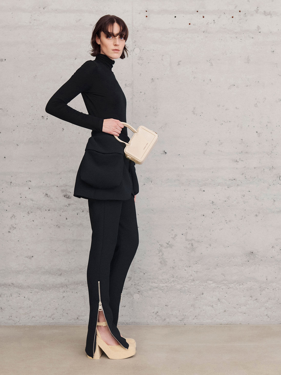 Perline Long Square Tote Bag