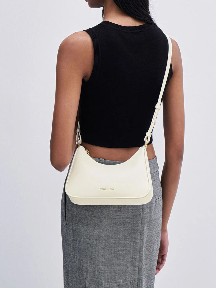 Lock & Key Chain Shoulder Bag