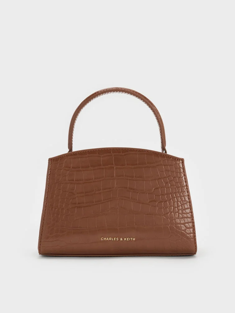 Aubrielle Croc-Effect Top Handle Bag