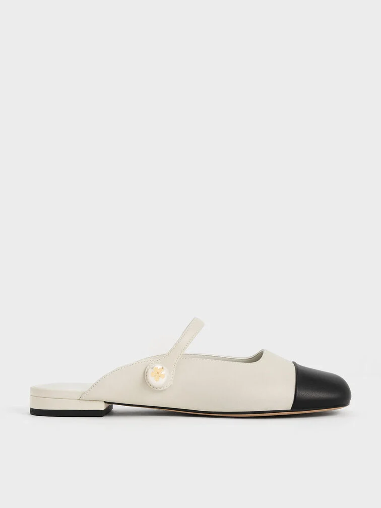 Aeryn Pearl Embellished Flat Mules