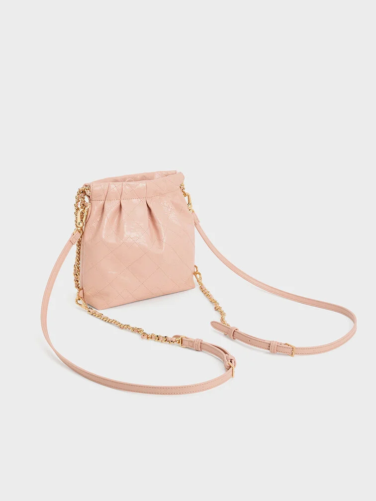 Duo Chain-Handle Two-Way Backpack