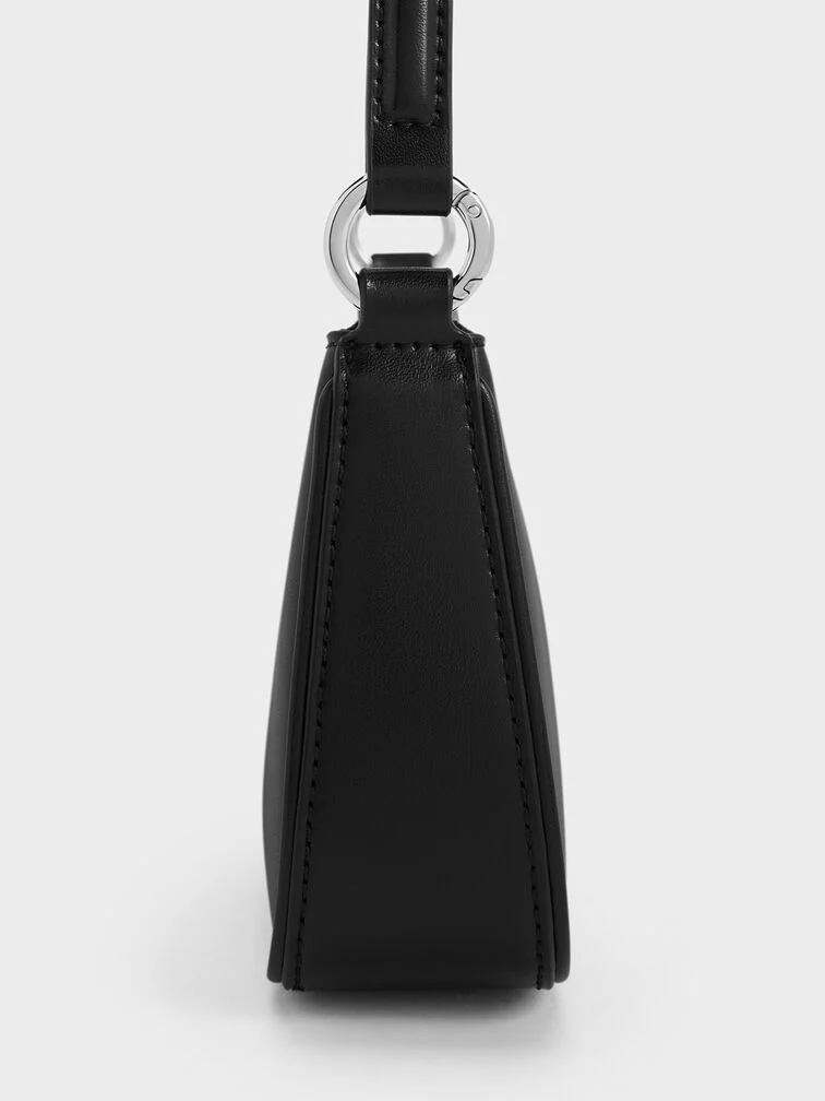 Metallic Curved Square Tote Bag