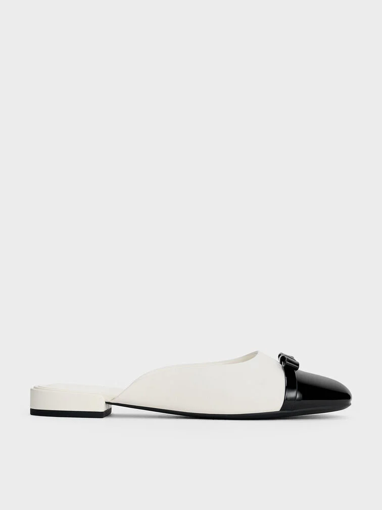 Bow Toe-Cap Mule