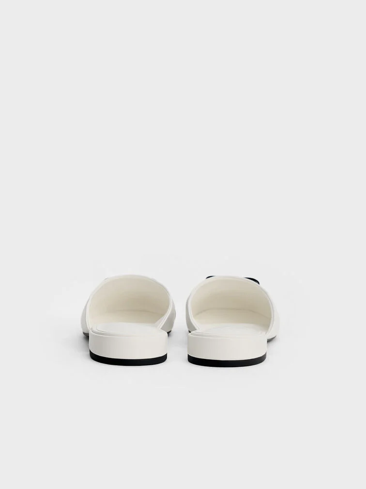 Bow Toe-Cap Mule
