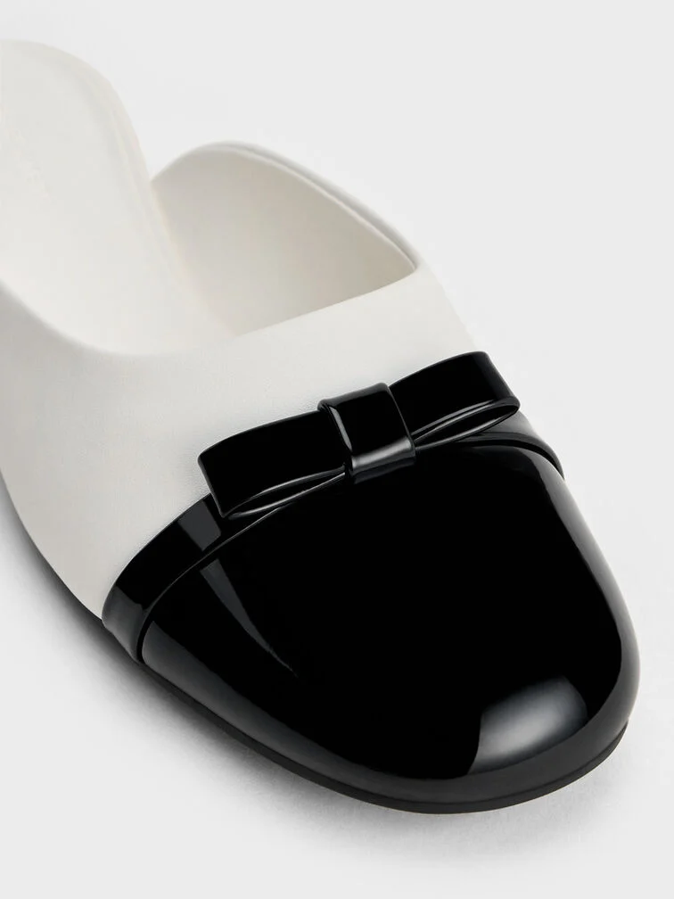 Bow Toe-Cap Mule