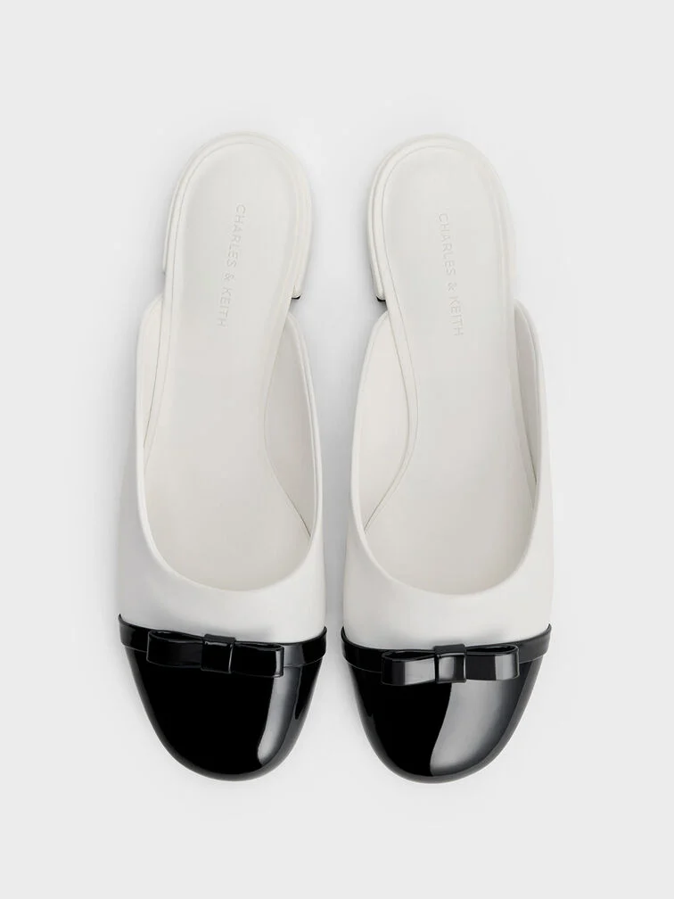 Bow Toe-Cap Mule