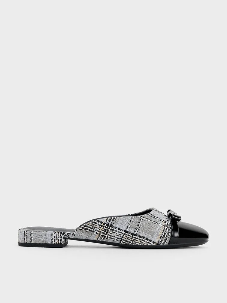 Bow Toe-Cap Mule