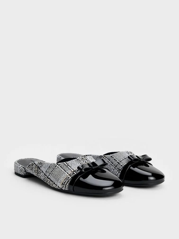 Bow Toe-Cap Mule
