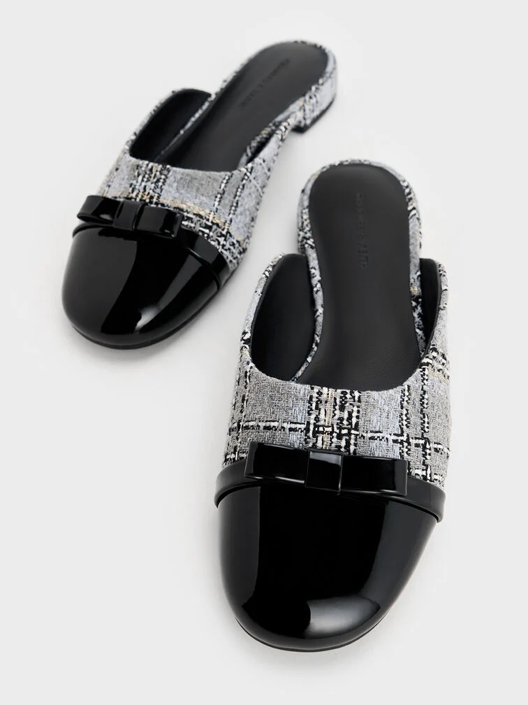 Bow Toe-Cap Mule