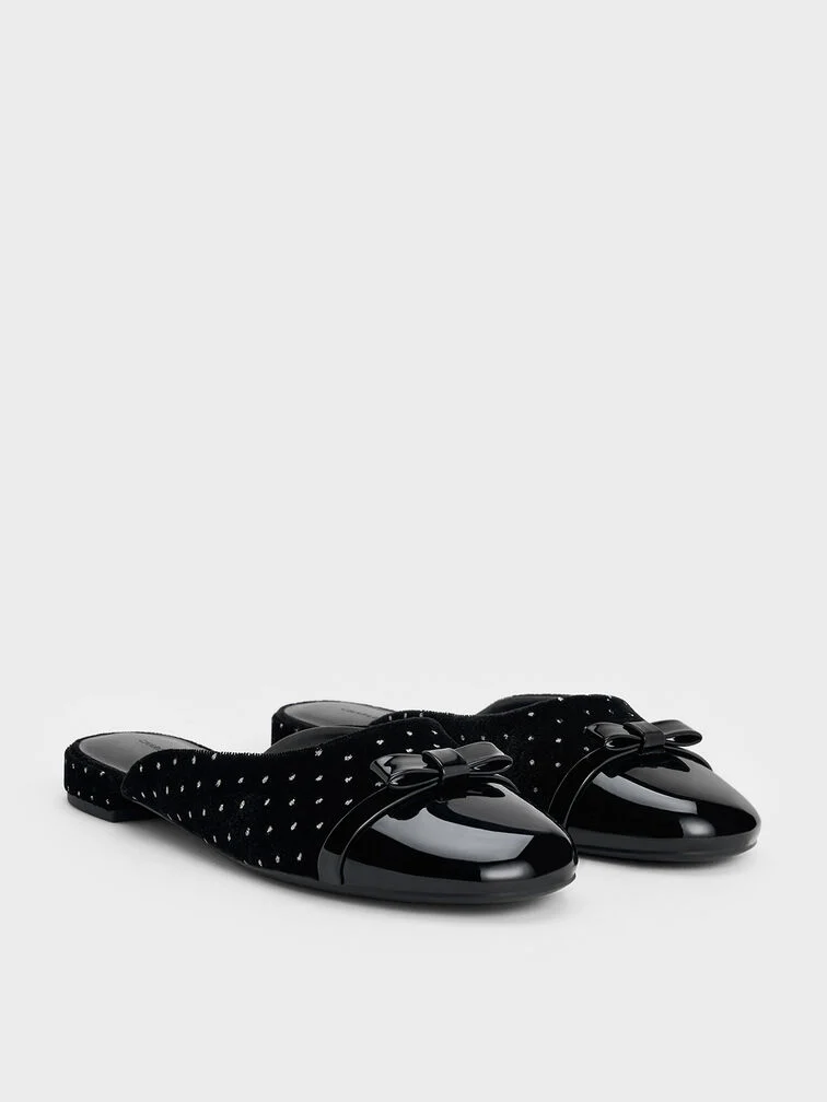 Bow Toe-Cap Mule