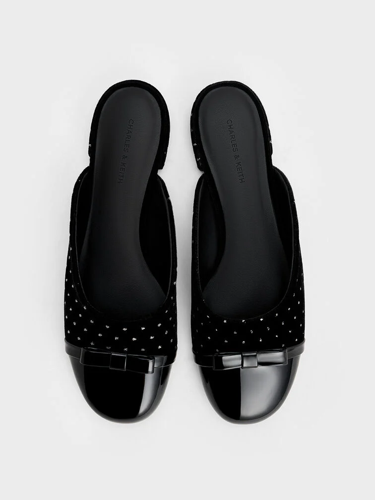 Bow Toe-Cap Mule