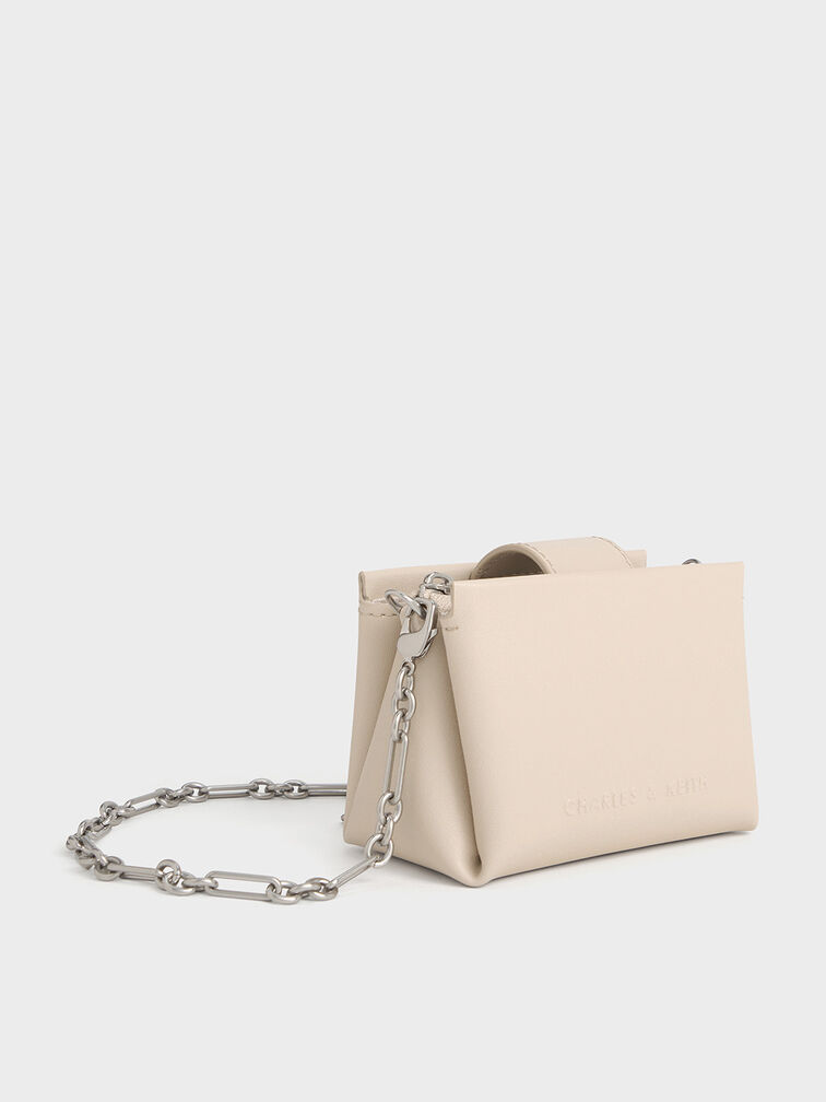 Bosie Metallic Top Handle Pouch