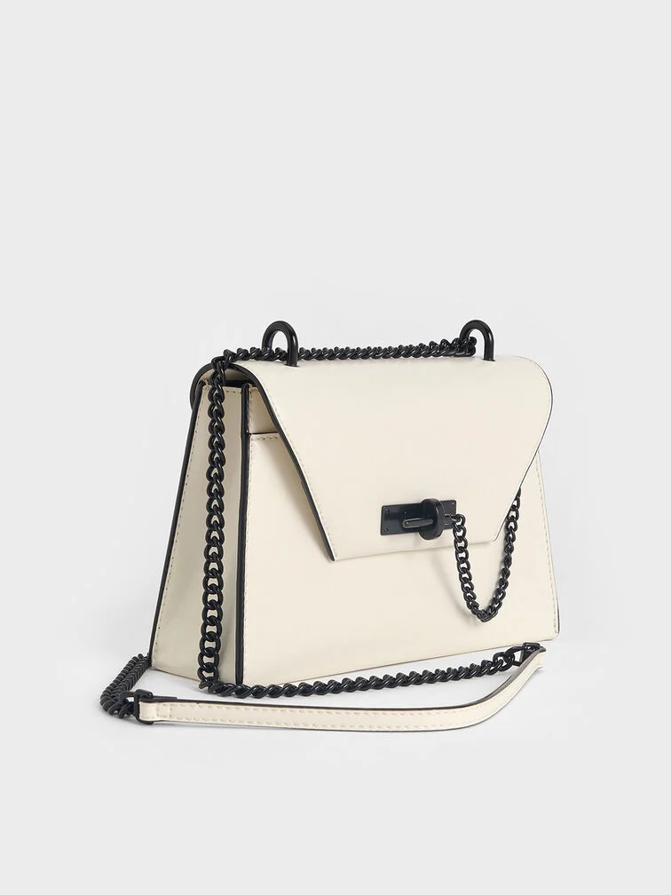 Samantha Envelope Chain-Handle Bag