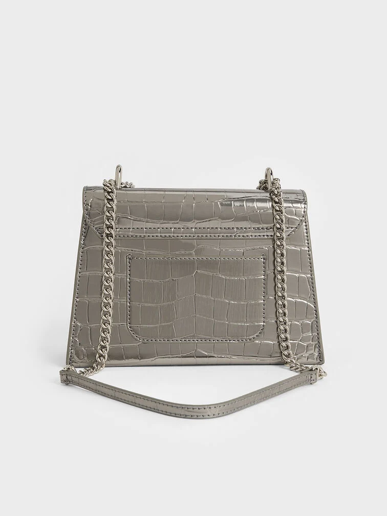 Samantha Envelope Chain-Handle Bag