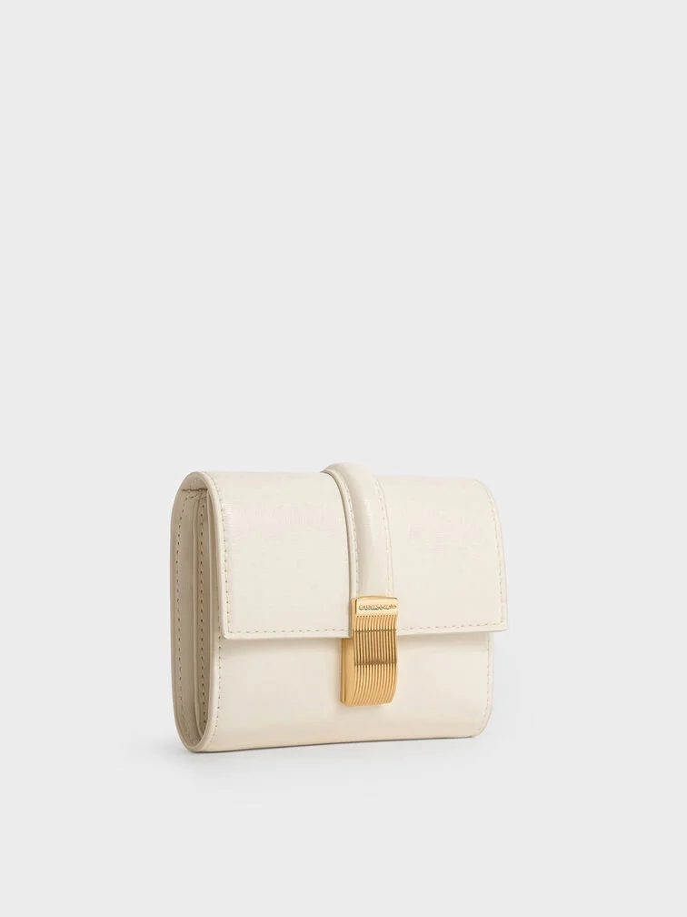 Wisteria Metallic-Accent Wallet
