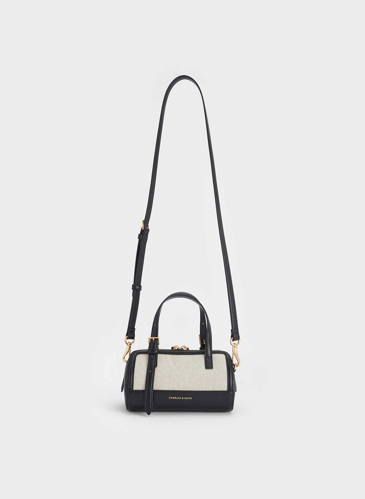NEWEnola Canvas Two-Tone Bowling Bag
