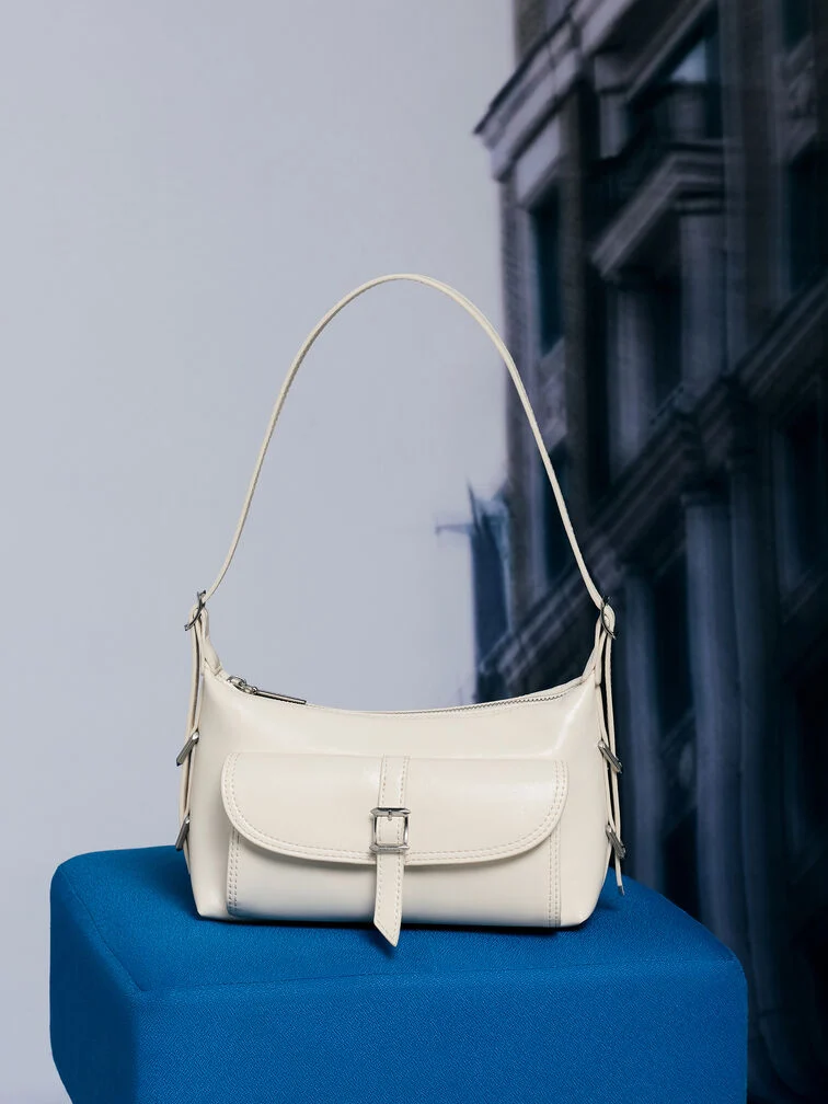 Bryna Belted Hobo Mini Drawstring Bag