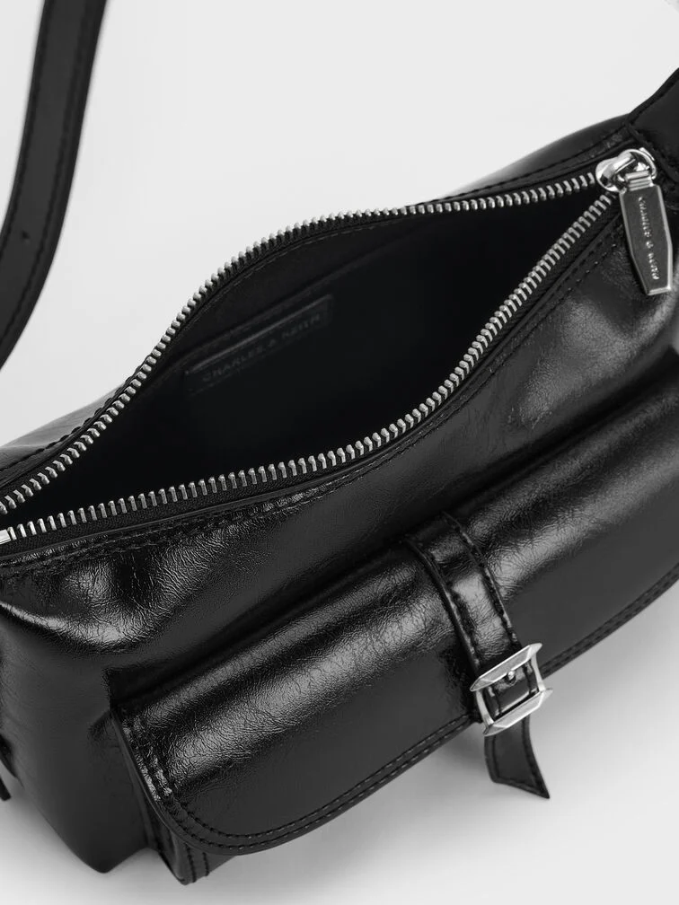 Bryna Belted Hobo Mini Drawstring Bag