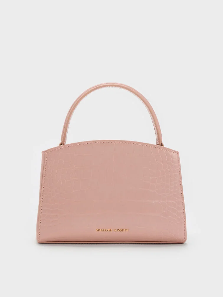 Aubrielle Croc-Effect Top Handle Bag