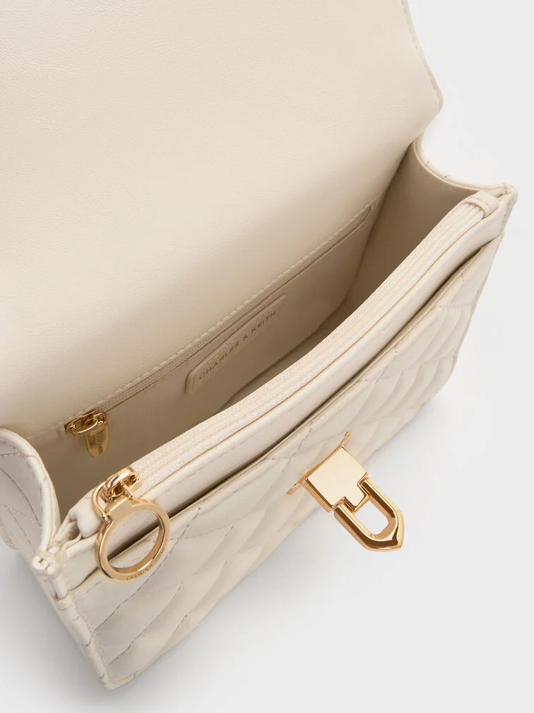 Cressida Quilted Rectangular Tote