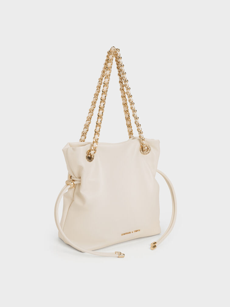 Arya Braided-Strap Double-Handle Crossbody Bag