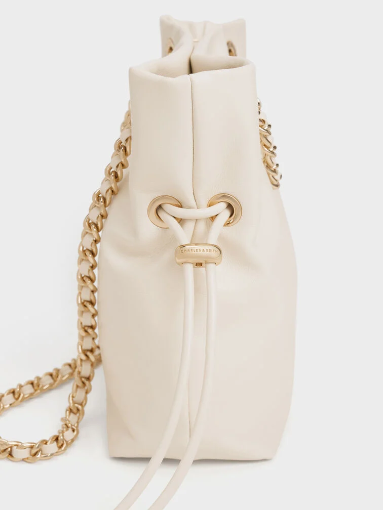 Arya Braided-Strap Double-Handle Crossbody Bag