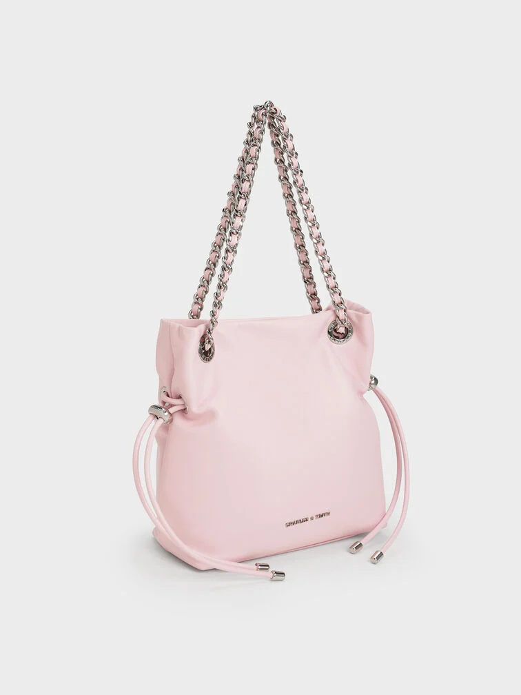 Arya Braided-Strap Double-Handle Crossbody Bag