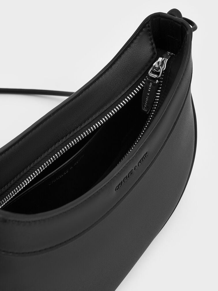 Sabine Knotted-Strap Curved Shoulder Bag