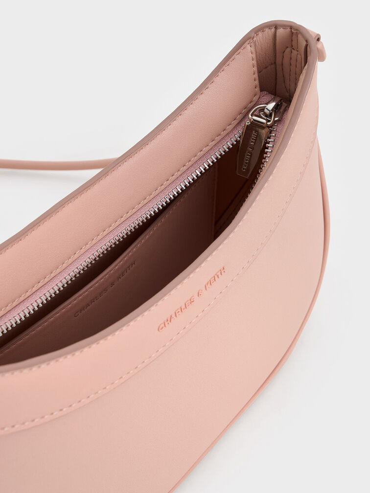 Sabine Knotted-Strap Curved Shoulder Bag