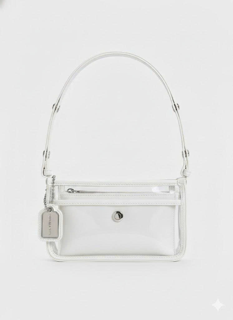 Norah See-Through Mesh Shoulder Bag