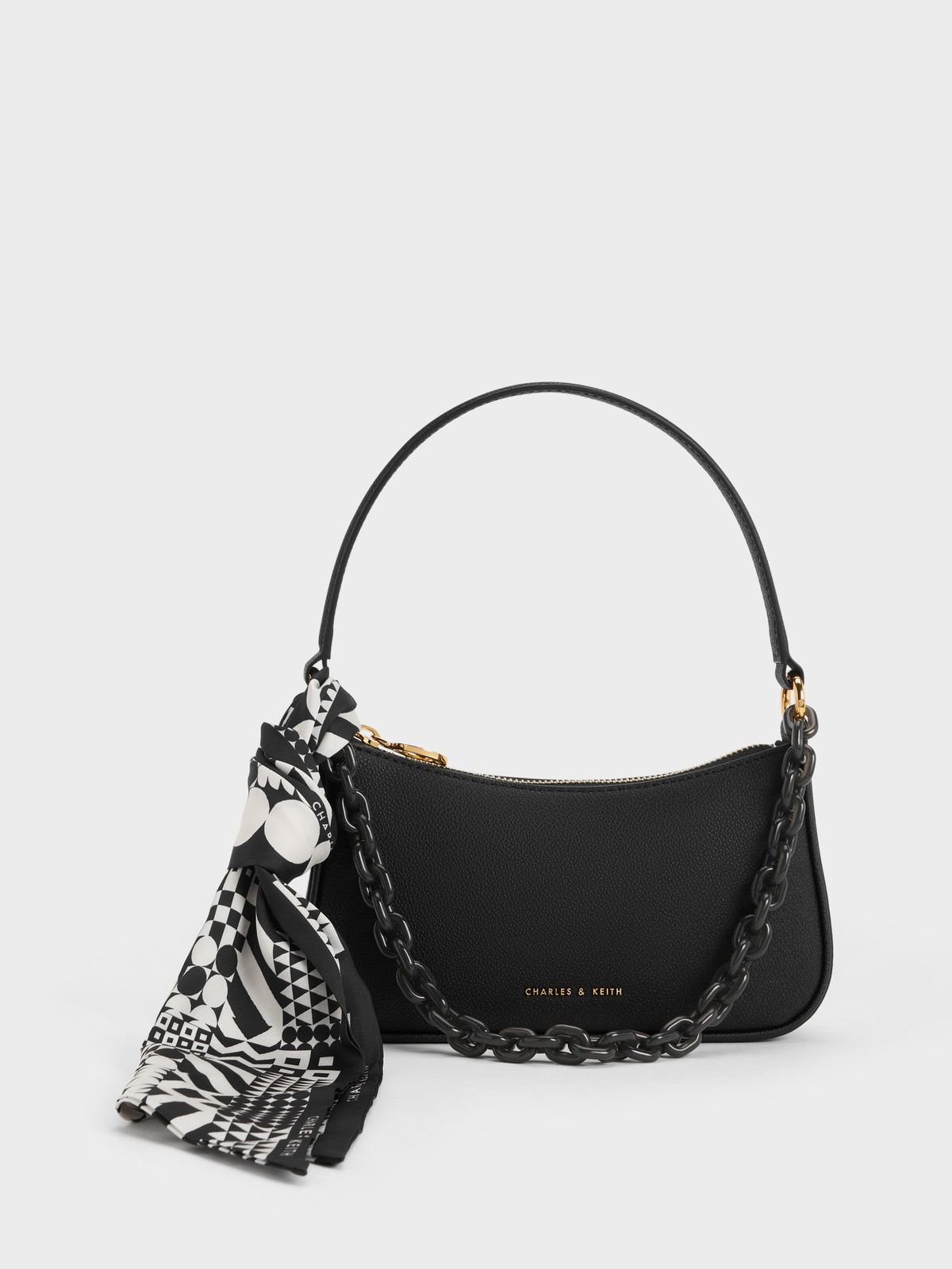 Alcott Scarf Chain-Link Shoulder Bag