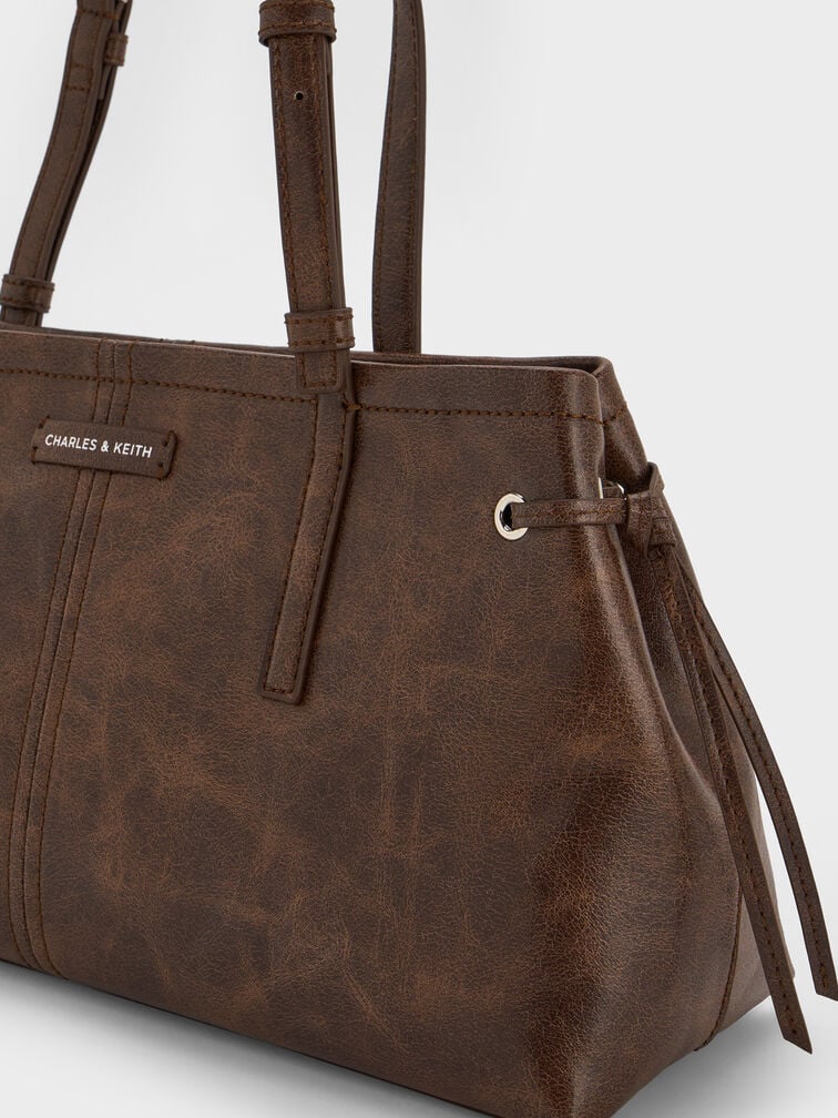 Noane Elongated-Handle Shoulder Bag