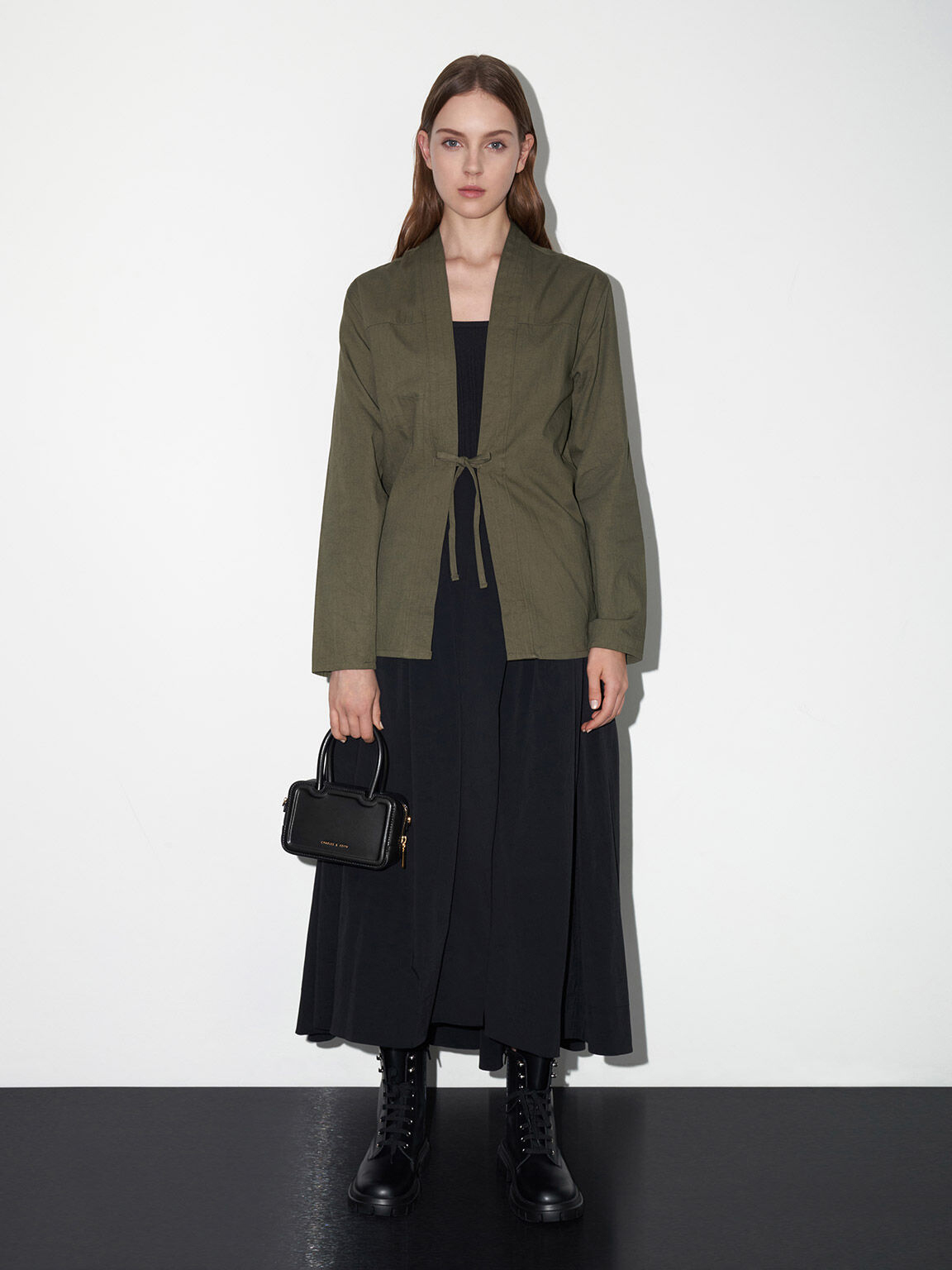 Perline Long Square Tote Bag