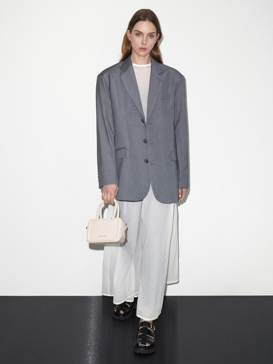 Perline Long Square Tote Bag