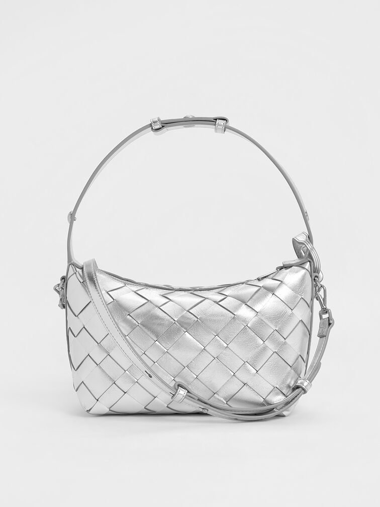 Ivette Woven Shoulder Bag